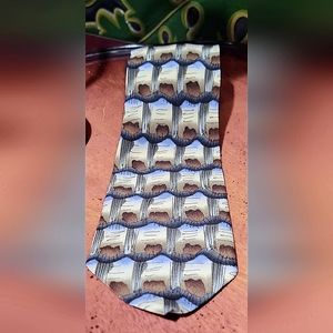 1996 Jerry Garcia 100% Silk "Birdland 'Collection Fourteen'" Tie Dry Cleaned
